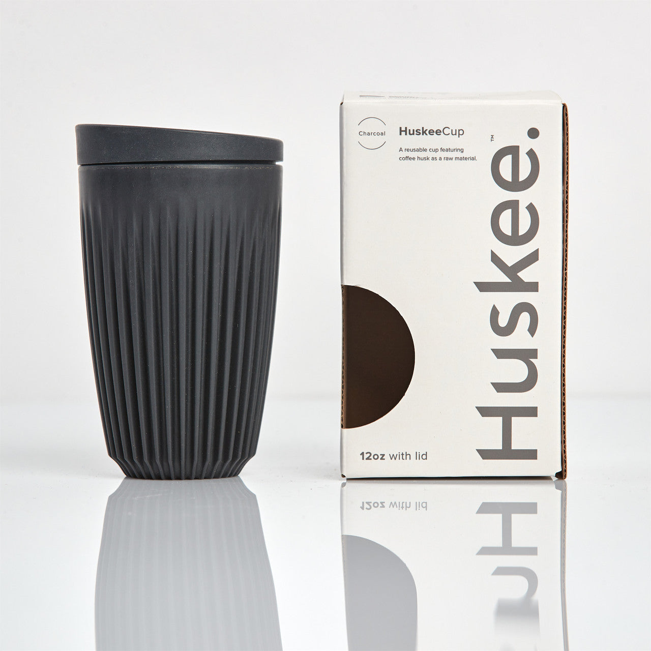 Huskee Cup - Charcoal 12oz