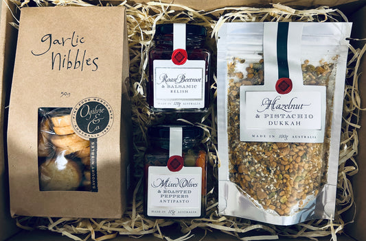 Mini gourmet hamper with dukkah